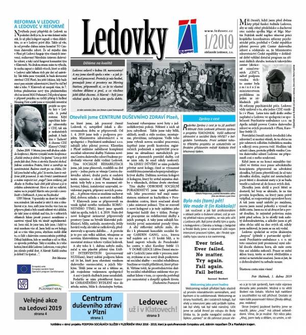Ledovky 1/2019 s pořadovým číslem 8