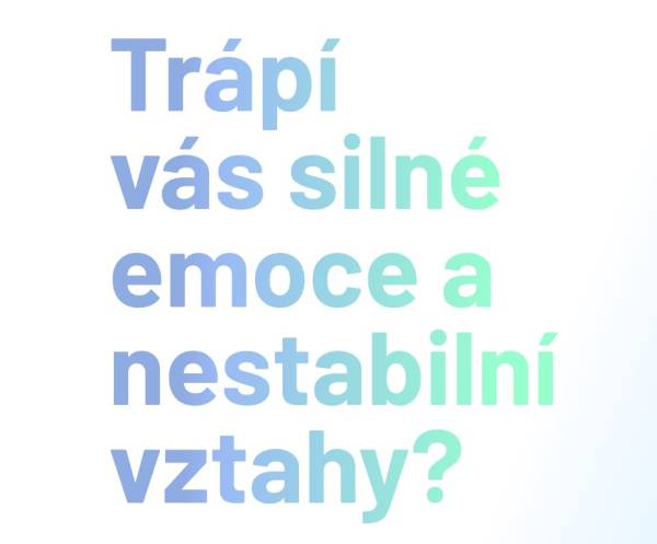 Zveme vás na online seminář dialektické behaviorální terapie - DBT